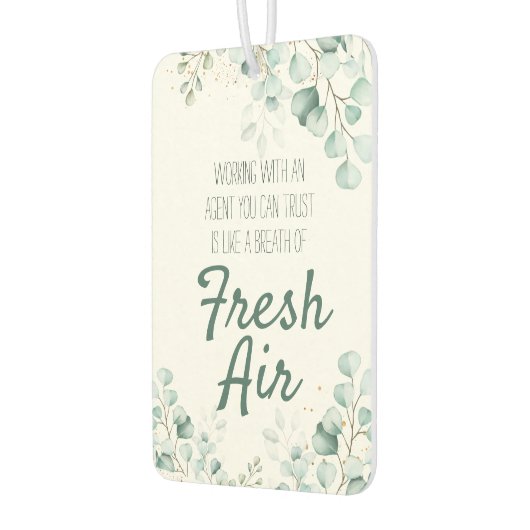 Atmen Frische Luft Real Anwesen Pop durch Geschenk Autolufterfrischer (Links)