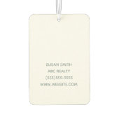 Atmen Frische Luft Real Anwesen Pop durch Geschenk Autolufterfrischer (Rückseite)