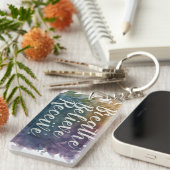 Atmen, glauben, erhalten Schlüsselanhänger (Vorderseite rechts)