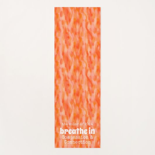 Atmen in Farbe von 2024 Mitgefühl und Verbindung Yogamatte (Vorderseite)