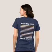 Atmen in Frieden atmen aus Sorge Christlich Tri-Blend Shirt