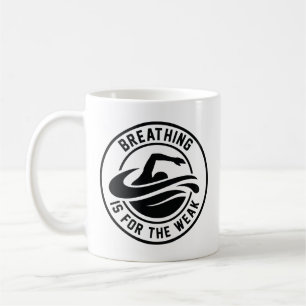 Atmen ist für die Schwäche Kaffeetasse