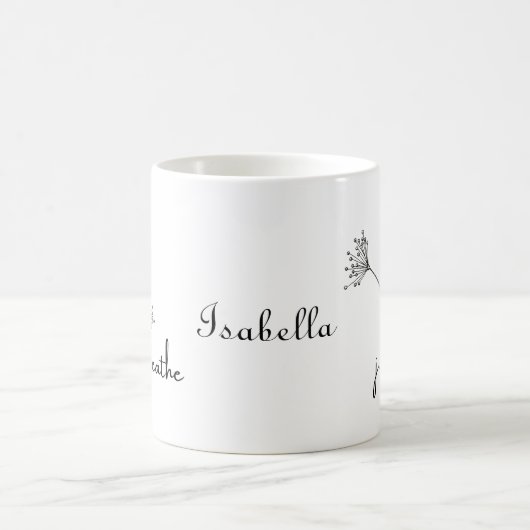 Atmen Kaffeetasse (Mittel)