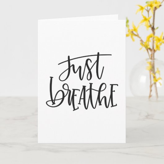 Atmen Karte (Gelbe Blume)