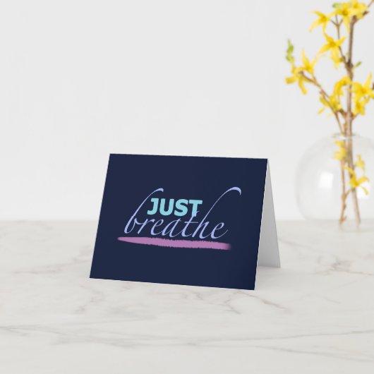 Atmen Karte (Gelbe Blume)