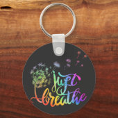 Atmen | Kronleuchter im Wind Schlüsselanhänger (Vorderseite)