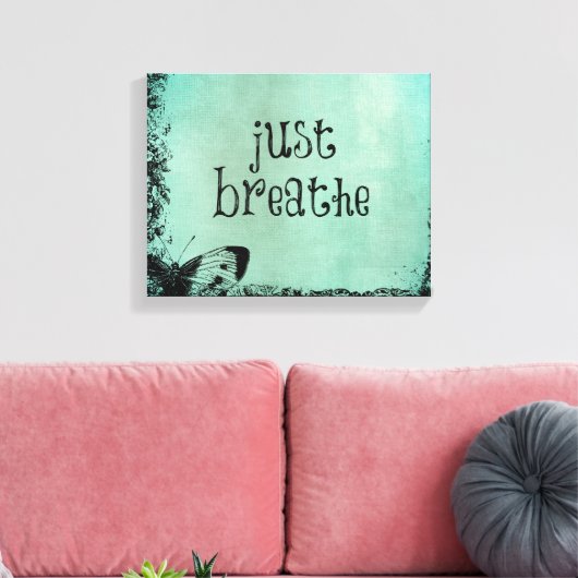 Atmen Leinwanddruck (Insitu (Wohnzimmer))