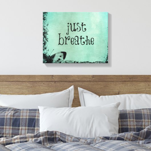 Atmen Leinwanddruck (Insitu (Schlafzimmer))
