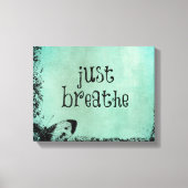 Atmen Leinwanddruck (Vorderseite)