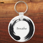 Atmen mit Enso-Symbol Schlüsselanhänger (Vorderseite)