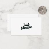 Atmen Mitteilungskarte (Vorderseite/Rückseite Beispiel)