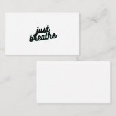 Atmen Mitteilungskarte (Vorne/Hinten)