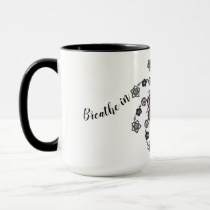 Atmen Moderne Blume Mandala Tasse