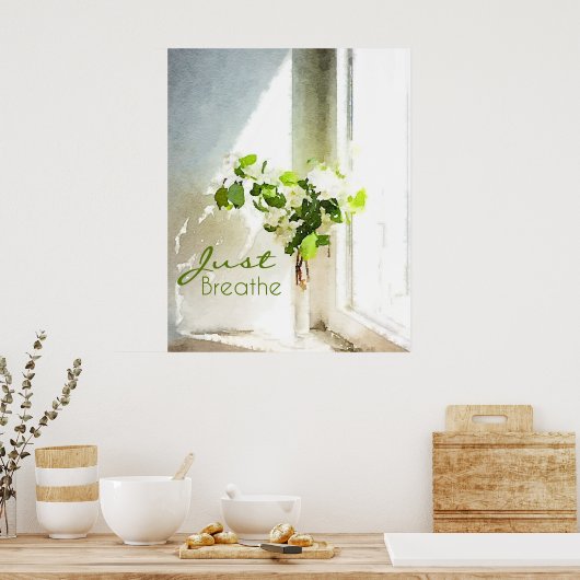 Atmen Poster (Küche)