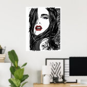 Atmen Poster (Heimbüro)