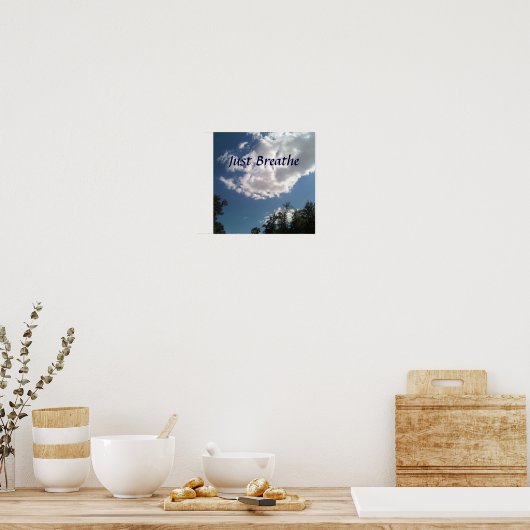 Atmen Poster (Küche)