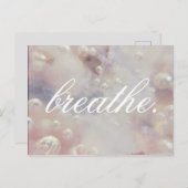 Atmen. Postkarte (Vorne/Hinten)