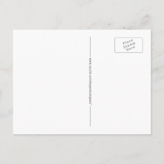 Atmen - Rose Postkarte (Rückseite)