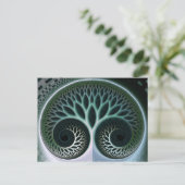 Atmen Schöne Natur Abstrakte Kunst Postkarte (Stehend Vorderseite)