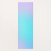 Atmen Sie Aqua und Lavender Gradient Yogamatte (Rückseite)