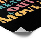 Atmen Sie aus - Medizin Yoga Poster (Ecke)