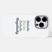 Atmen Sie Bacon Exhale Negativativity Phone Case (Rückseite (Horizontal))