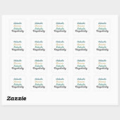 Atmen Sie Bacon Exhale Negativity Stickers ein (Blatt)
