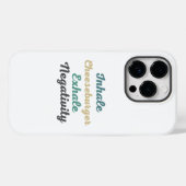 Atmen Sie Cheeseburger Exhale Negativativity Phone Case-Mate iPhone Hülle (Rückseite (Horizontal))