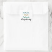 Atmen Sie Chili Exhale Negativity Stickers ein (Tasche)