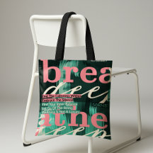 Atmen Sie die Deep Tote Tasche - Achtsamkeit & Wel