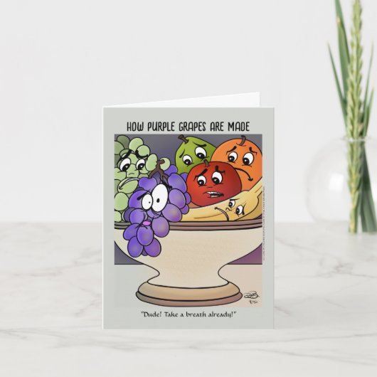 Atmen Sie die flache Note Card (Vorderseite)