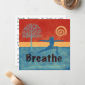 Atmen Sie die flache Note Card Mitteilungskarte (Vorderseite/Rückseite Beispiel)