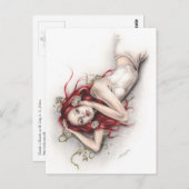 Atmen Sie die Postkarte ein (Vorne/Hinten)