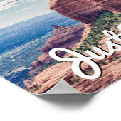 Atmen Sie die Sedona-Umgebung ein | Poster (Ecke)