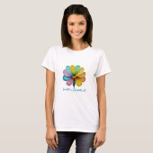 Atmen Sie ein, atmen Sie Aquarell-Blume-T - Shirt (Vorne ganz)