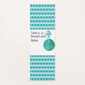 Atmen Sie einen großen Atem und entspannen Sie sic Yogamatte (Vorderseite)