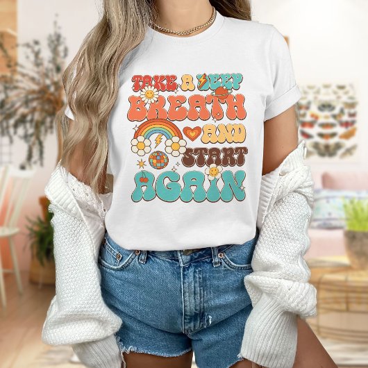 Atmen Sie einen Piepton aus und fangen Sie wieder T-Shirt