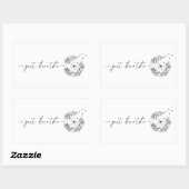 Atmen Sie einfach als Dämmerstrahl Rechteckiger Aufkleber (Blatt)