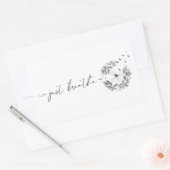 Atmen Sie einfach als Dämmerstrahl Rechteckiger Aufkleber (Umschlag)