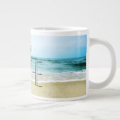 Atmen Sie einfach am Strand aus Jumbo-Tasse (Rechts)