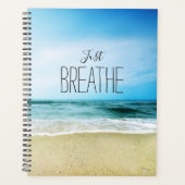 Atmen Sie einfach am Strand aus Planer (Vorderseite)