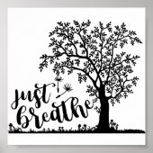 Atmen Sie einfach das Poster (Vorne)