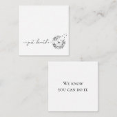 Atmen Sie einfach den Dandelion-Stem in den Wind Mitteilungskarte (Vorne/Hinten)