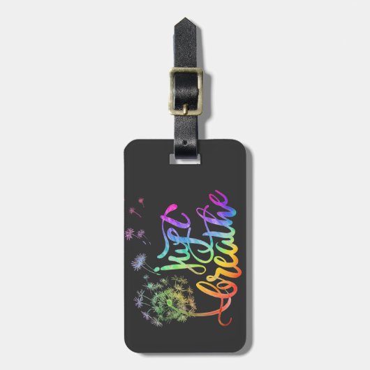 Atmen Sie einfach den farbenfrohen Leuchter aus Gepäckanhänger (Vorderseite vertikal)