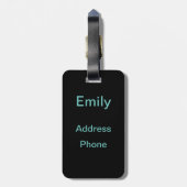 Atmen Sie einfach den farbenfrohen Leuchter aus Gepäckanhänger (Rückseite vertikal)