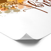 Atmen Sie einfach den Kronleuchter Hört Ermutigung Poster (Ecke)