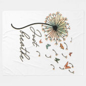 Atmen Sie einfach den Kronleuchter mit Schmetterli Fleecedecke (Vorderseite (Horizontal))