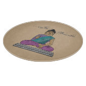 Atmen Sie einfach die beruhigende Buddha Charcuter Schneidebrett (Ecke)