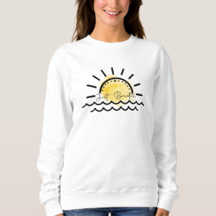Atmen Sie einfach die inspirierenden Zitate Sun Wa Sweatshirt