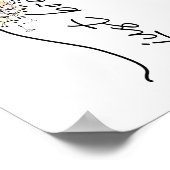 Atmen Sie einfach die Kronleuchter Schmetterlinge Poster (Ecke)